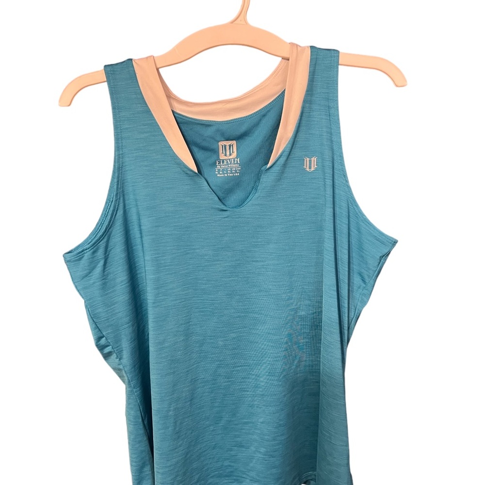 Eleven by Venus Williams XL blue and white tank